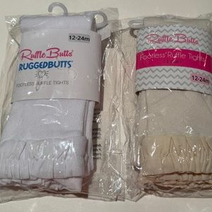 NWT Rufflebutts footless tights 12-24 months